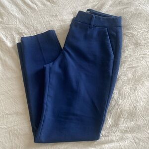 EXPRESS COLUMNIST Ankle Pants: Size 0R NAVY